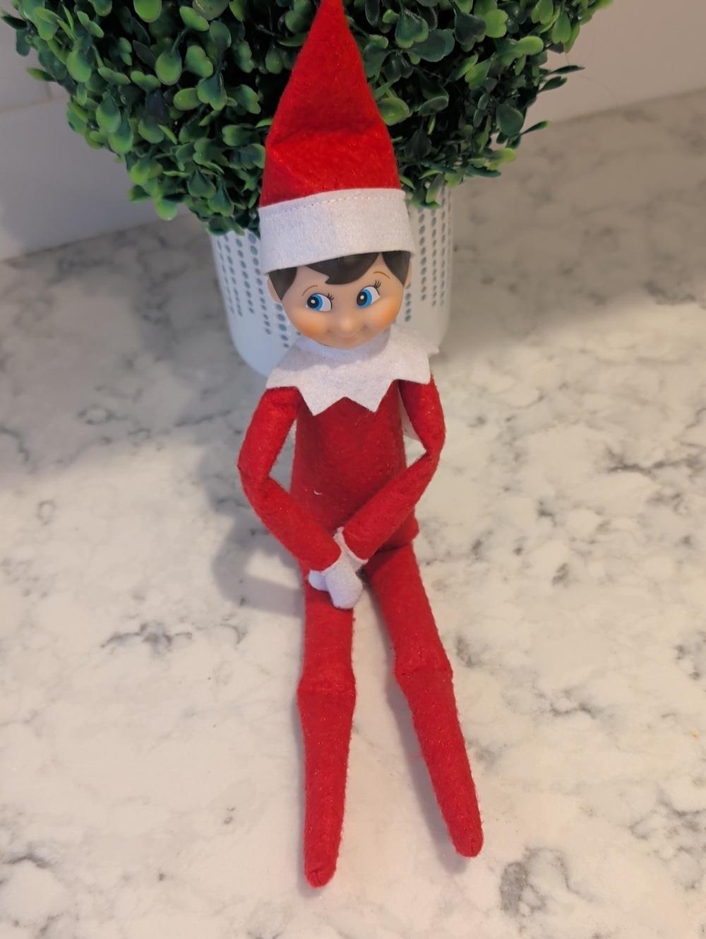 Elf On Shelf Red Felt Holiday